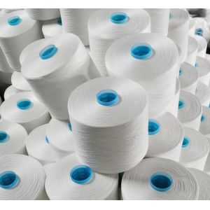 Raw White Recycled Polyester Sewing Thread 40S/3