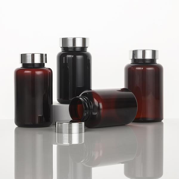 Provide PET Pharmaceutical Green Pill Tablet Packaging Bottle Container for Clear Frosted Plastic Vitamin Capsule Bottle
