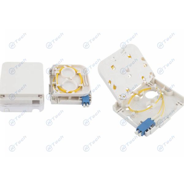 LC 2 Core Indoor Optical Splitter Box , 2 Port Fiber Termination Box Anti