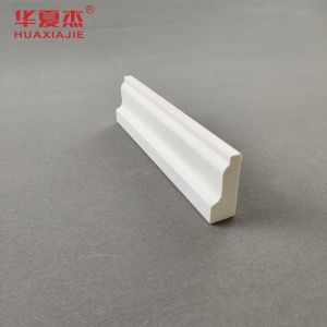 Durable pvc skirting waterproof shingle mould white vinyl 12ft pvc moulding