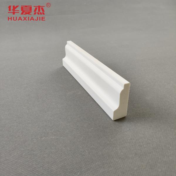 Durable pvc skirting waterproof shingle mould white vinyl 12ft pvc moulding