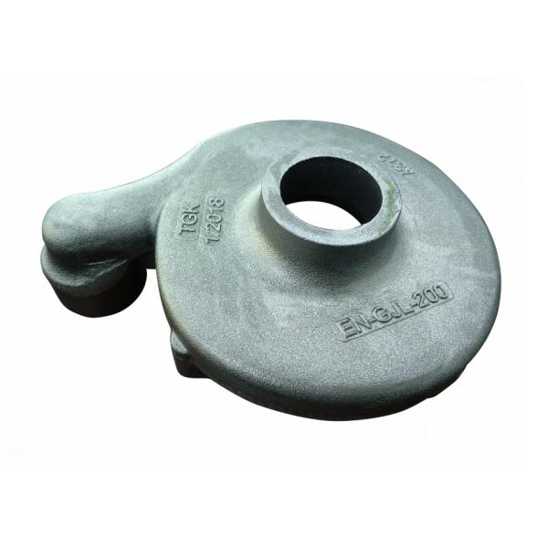 Cast Gray Iron EN-GJL-200 Casting Shell Mold Casting Iron Water Pump Cover