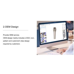 Online Teaching Studio Condenser Microphone OEM ODM XLR Cable Microphone