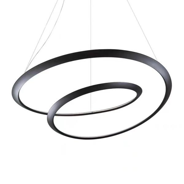 Metal Aluminum Interior Decoration Chandelier Lighting Fixtures large led pendant lights