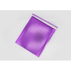 VMPET/CPE Structure Metallic Bubble Wrap Envelopes Custom Printing Self Sealed