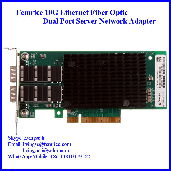 Buy 10G Server Application NIC SFP+ Network Adapter, Intel X520-SR2 Server Network Adapter at wholesale prices