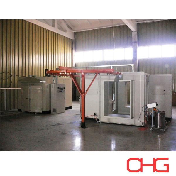 Buy Manual Electrostatic Powder Coating Paint Booth With Plastic Spraying Equipment at wholesale prices