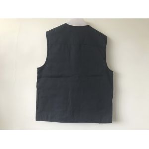 vest, waistcoat, polyester washed fabric, weeding vest, weeding waistcoat, S-3XL