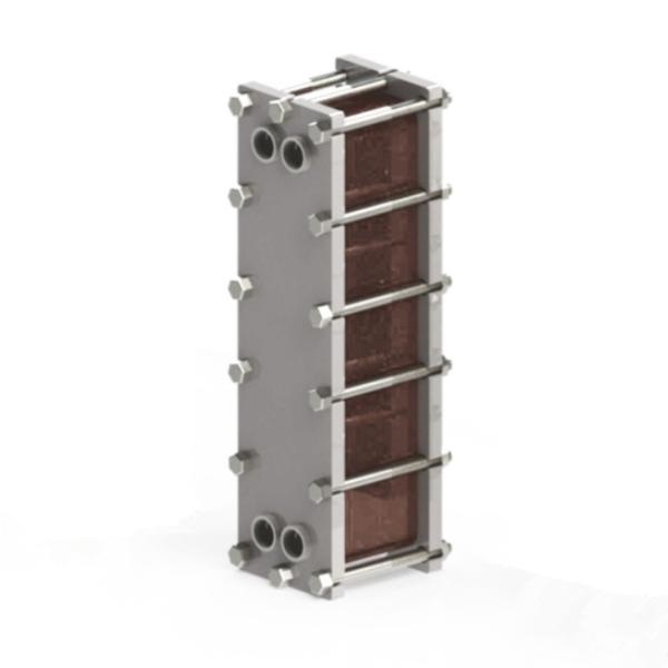 Buy Brazed Plate Co2 Heat Exchanger Heat Transfer Plate Heat Exchanger at wholesale prices