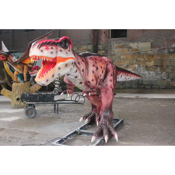Handmade Realistic Animatronic T Rex Snow Proof For Indoor / Outdoor Venues