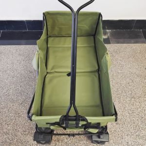 Wide Wheels Collapsible Beach Cart Multipurpose Camping Cart Folding Stroller