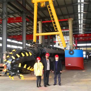Carriage Optional Cutter Suction Sand Mud Dredging Machinery with Water Flow