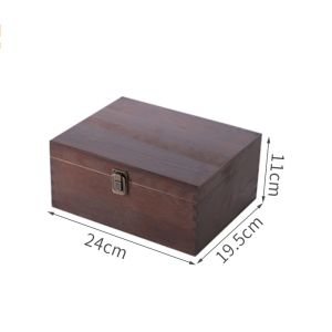 Antiwear Jewellery Wooden Box Packaging With Lock Leakproof Practical