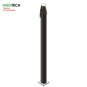 30m lockable pneumatic telescopic mast 300kg payloads-5.5m closed height-for