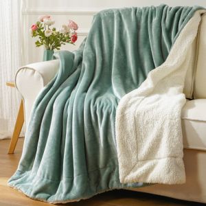 200x230cm Knitted Polyester Reversible Blanket for Home Textile