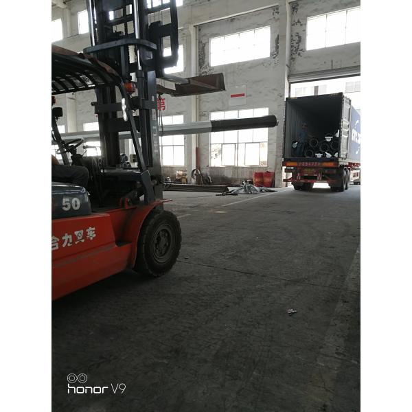 70ft 5mm Thick Q420 Galvanized And Black Tar Painted Steel Electric Pole