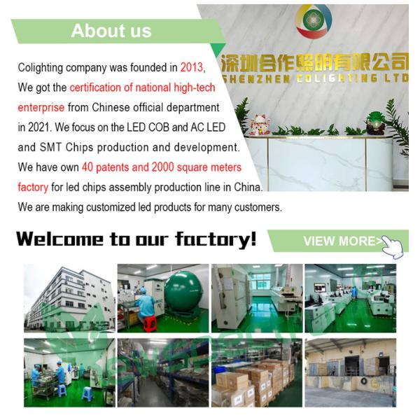 Round 50W LED Chip High Power Driverless Full Spectrum AC220V