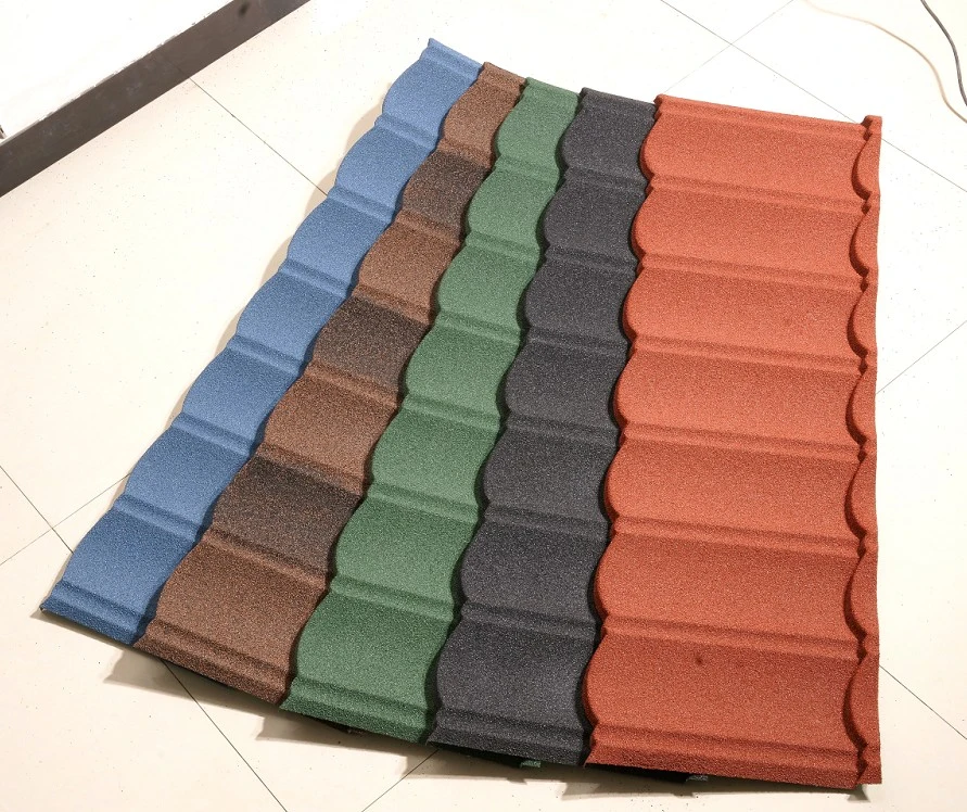 Metal Building Material Cheap Asphalt Shingles/Stone Coated Metal Used Metal Roofing Sale/Colour Stone Coated Metal Roofing Tile