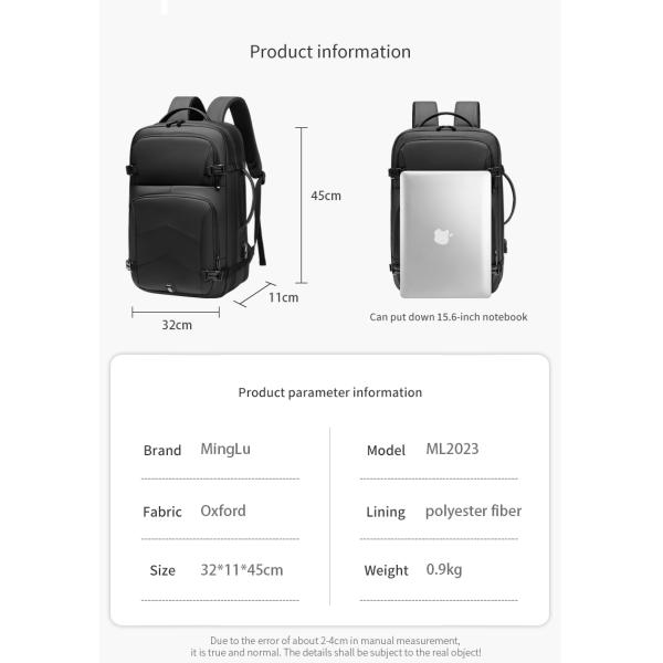Factory wholesale OEM customized new travel backpack men's waterproof business Laptop Backpack for men