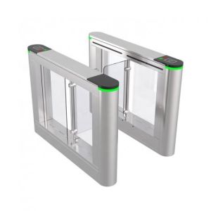 1.2mm SUS 304 Hairline 400 Swing Gate Turnstile Biometric Access Control