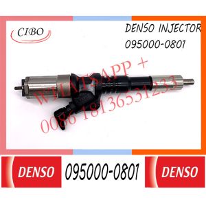 Common Rail Injector Diesel Fuel Injection Assembly 6156-11-3100 095000-0800 095000-0801 for Komatsu SA6D125E PC450-7