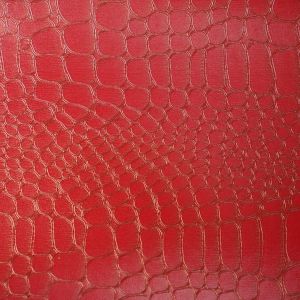 China Customized Special Leatherette Paper Soft Binding with Red Lizard Pattern on sale