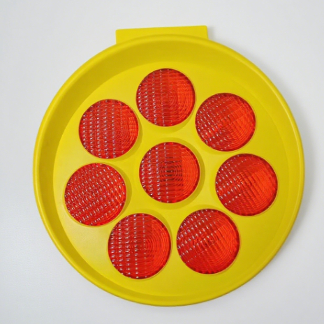 8pcs LED Flashing Saudi Arabic 390mm ROADSAFE Solar Sunflower Light Traffic