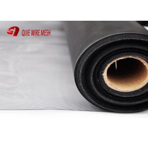 Black Powder Coated Safety Window Screen 304 316 Stainless Steel SGS Certificate