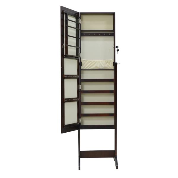 Felt Linner 3mm Mirror Floor Jewelry Cabinet Living Room Furniture E1 MDF