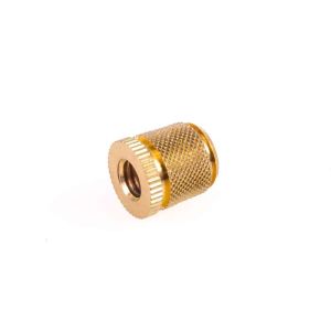 High Precision M2-M20 CNC Lathe Parts Brass Knurled Inserts Nuts Size 2-20MM