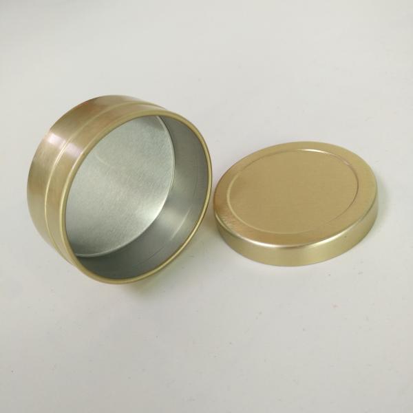 Recycled Material Round Aluminium Tins Container Waterproof For Cosmetic Products