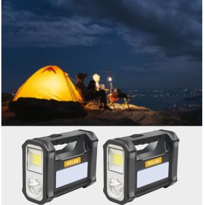 Ground Mounting Compact Off Grid Solar Lighting Kit With Led Bulb