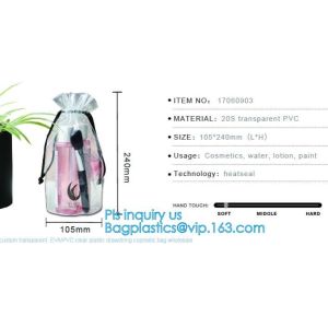 Drawstring Bags Backpack PVC Drawstring Bag, Promotional Clear PVC Plastic