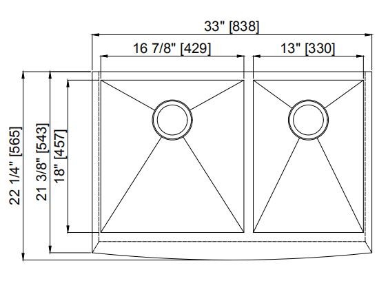 Durable Apron Stainless Steel Kitchen Sink With Grid Provided Fregadero Acero Inoxidable