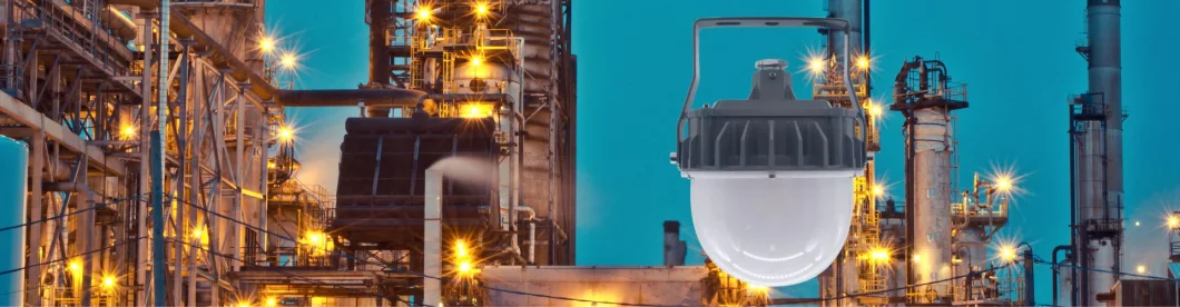 Factory Price Atex Certified High Bay Area Hanging Wall Mounted Atex Oil and Gasoline Harsh Environment 20W Zone 1 Zone 2 LNG Explosion Proof Lamp