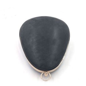 Wholesale custom evening bag hardware gold plastic box clutch frame