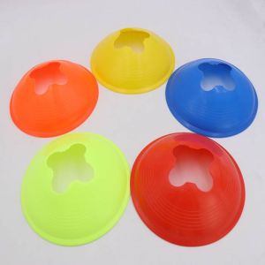 Flower 20*6cm Soccer Training Equipment OEM Football Training Cones