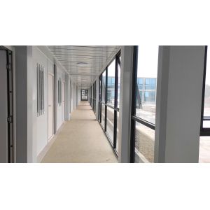 Removable Temporary Container Homes Galvanized Steel Modular Housing