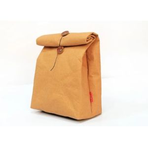 Reusable Insulated Lunch Cooler Bag Washable Kraft Paper Snack And Sandwich Bags