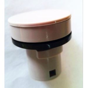 Light Grey Plastic Vent Plug Protective Vent Valve Durable For Lead Acid Battery