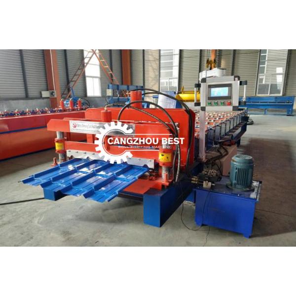 Buy Ppgi Metal Roof Tile Roll Forming Machine Cold Steel Sheet Making at wholesale prices