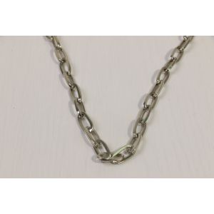 Multiapplication Silver Plated Cable Chain 9mm Width Ecofriendly