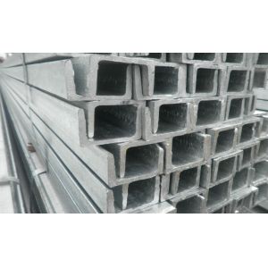 Construction Material Galvanized Steel U Channel Hot Dip Galvanizing Surface