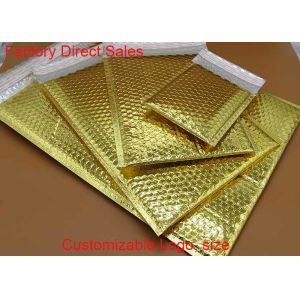 Protective Bubble Packaging Poly Mailers Shipping Envelopes Copperplate / Offset