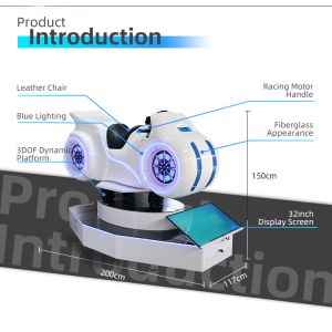 Amusement park simulator VR Motorcycles Racing Simulator