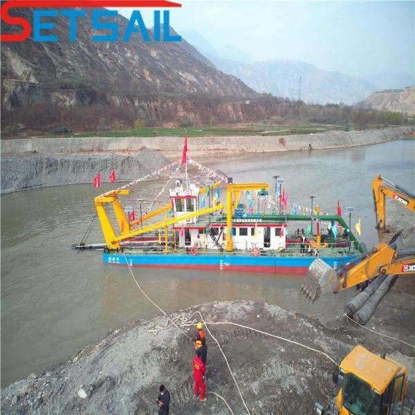 3500 M3 Water Flow 18 Inch Hydraulic Cutter Suction Sand Pumping Dredger Total