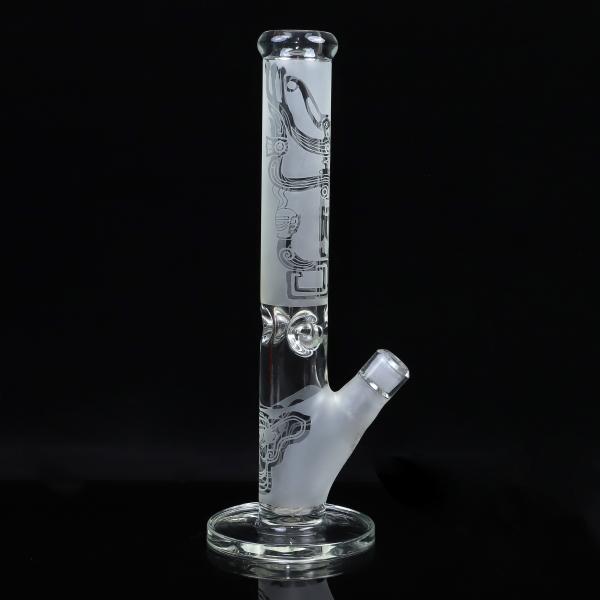 Buy 12inch Clear Straight Tube / Borosilicate Percolator Ice Bong at wholesale prices