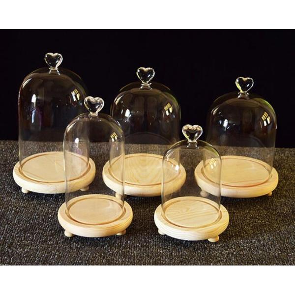 glass dome cloche dust proof display dome doll domes center piece dome dispay