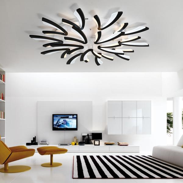 LED Chips 128W 1150*150mm Dimming Acrylic Ceiling Light For Living Room
