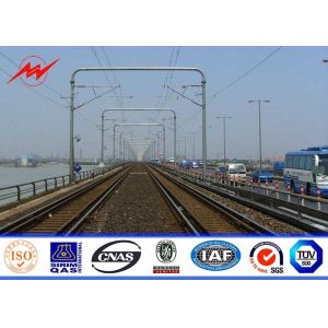 Conical type electric power pole 2.75mm thickness steel plate three sections